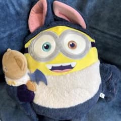 usj 유니버 미니언 봉제인형 할로윈 박쥐 팀 쿠션