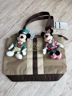 【新品未使用】ディズニーランドホテル 宿泊者限定　トートバッグ＆ぬいぐるみのサムネイル