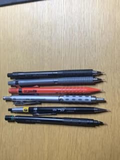 シャーペン6本セット（ぺんてる、ステッドラー）のサムネイル
