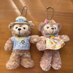 ダッフィー シェリーメイ ぬいぐるみストラップ 2体セット - メルカリ