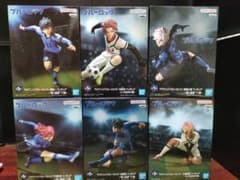 【未開封】ブルーロック サッカー選手フィギュア 4体セット 激熱サッカーアニメ『ブルーロック』より、ガシャポンのフィールドに潔