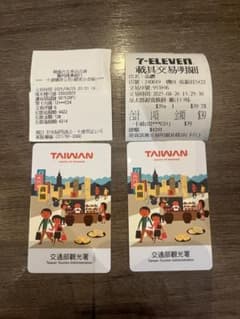 iPASSカード台湾 交通利用券 2枚セット（専用）のサムネイル