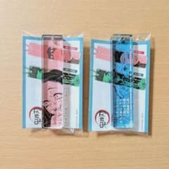 鬼滅の刃 アクリルスティック キーホルダー 2種セット 竈門禰豆子 嘴平伊之助