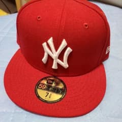 大石様専用 NEW ERA キャップ　ニューヨーク　ヤンキース　レッドのサムネイル
