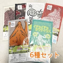 NARUTO 이치 반 쿠지 재가드 미니 타월 총 6 종 세트