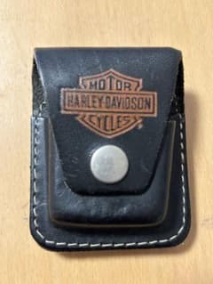 【美品・希少・USA製】ZIPPO×ハーレーダビッドソン 本革ライターケースのサムネイル