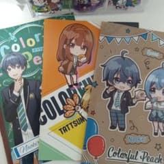 からぴち カラフルピーチ ノート 3点セット クリアファイル るな えとのサムネイル