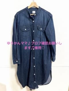Lee リー デニムシャツワンピース L 着用1回 ロング丈❤︎ボタンアップLEEのサムネイル