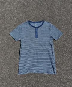 00s old GAP 半袖 ボーダーサーマル Tシャツ y2k シティボーイのサムネイル