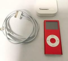 【美品】iPod nano (第2世代)  スタンド＋ケーブル付のサムネイル