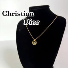 Christian Dior ネックレス CDロゴ サークル ゴールド - メルカリ