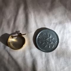 One piece  18k gold earingのサムネイル