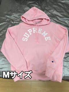 Supreme Champion パーカー ピンク Mサイズ - メルカリ
