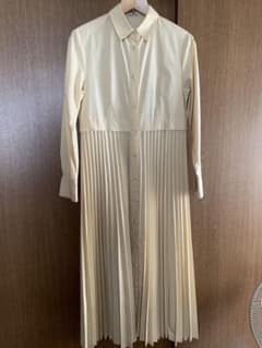 COCO DEAL シャツワンピース ロング丈 プリーツ