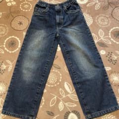 デニム長ズボン 130サイズ　女の子用のサムネイル
