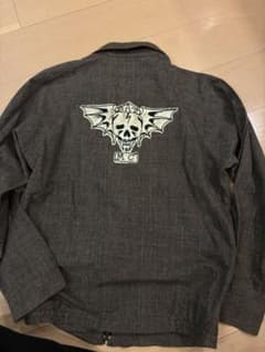 Gangsterville スカル柄 ジャケット ブラック✖️ブラウン✖️グレー 
