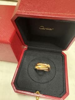 Cartier トリニティ　クッション　リング　クラシック　48 Cartier トリニティ クッション リング クラシック 48 - メルカリ