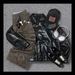 가죽 자켓 슬랙스 코데 시티보이 c-boy style