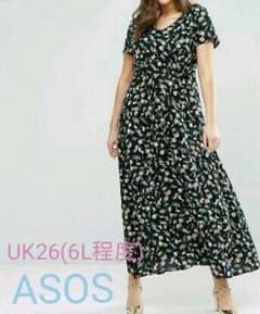 8L可♥ASOS♥花柄 ロングワンピースのサムネイル