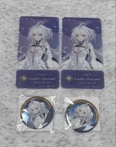 FGO チケットライクコレクション ガチャメイト缶バッジ　レディ・アヴァロンのサムネイル