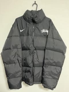 Nike Stussy コラボ ダウンジャケット 黒のサムネイル