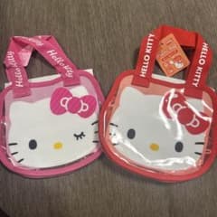 新品未使用タグ付 キティ ビニールバック ピンク レッド - メルカリ