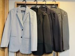 カズちん様用　 ユニクロ　メンズ感動ジャケットSサイズ4点セット カズちん様用 ユニクロ メンズ感動ジャケットSサイズ4点セット - メルカリ