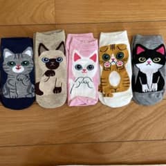 靴下　レディースソックス　5足組　くるぶし丈のサムネイル