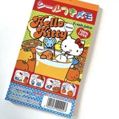 ハローキティ キティちゃん シール付きメモ帳 サンリオ 2011年製平成