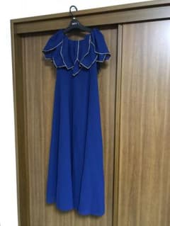 ワンピース ドレス ブルー ロングドレスのサムネイル