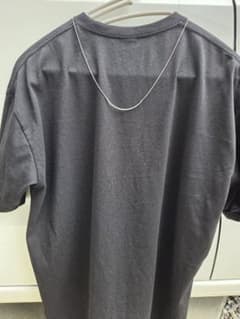 シルバーカラー カーブバー ネックレスのサムネイル