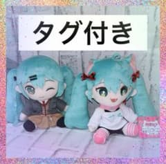 初音ミク　オリジナルぬいぐるみ　Fashion Preppy 猫耳Tシャツ