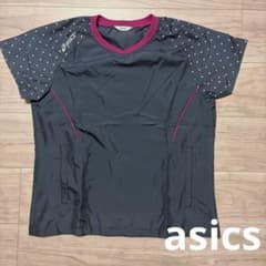 【美品】asics アシックス 半袖 トップス バレーボール レディース M