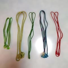 帯紐　帯締め　中古品　5本　アンティーク　昭和　　まとめ売り。