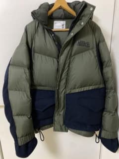 NIKE ×sacai men's down カーキのサムネイル
