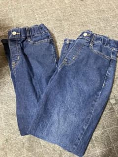 デニム ロングパンツ ゴムウエストのサムネイル