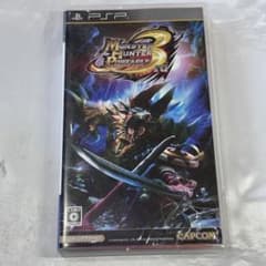 [동작 OK] PSP 몬스터 헌터 휴대용 3rd * 케이스 찢어져있다