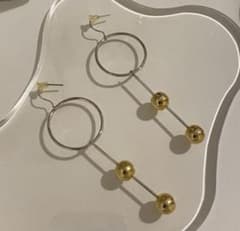 Soierie ピアス シルバー ゴールドお値下げしました。