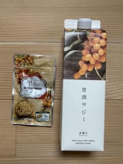 フィネス 豊潤サジー1000ml＆サジー果皮のこつぶ　セットのサムネイル