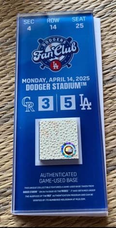 ドジャース MVP会員特典 ゲーム使用ベース 2025年4月14日 ドジャース MVP会員特典 ゲーム使用ベース 2025年4月14日 - メルカリ