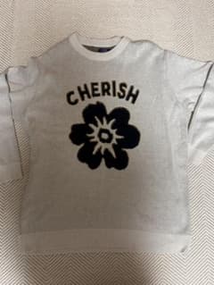 ITEMS URBAN RESEARCH 花柄ニットセーターのサムネイル