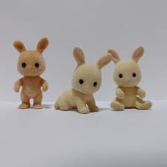 シルバニアファミリー ウサギ　赤ちゃん　セット　シルバニアのサムネイル