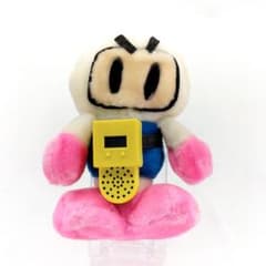 【非売品】ハドソン目覚ましボンバーマン 当時物 ボンバーマン ぬいぐるみ 目覚まし時計 1995年 ハドソン 現状品