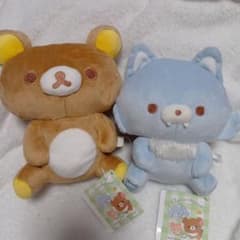 リラックマチャイロイコグマのお友達みあげておすわりぬいぐるみセット