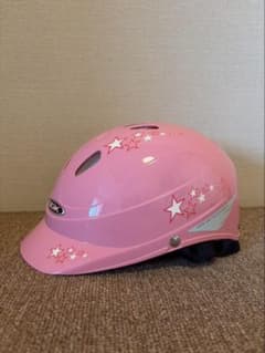 OGK 子供用自転車ヘルメット ピンク スター柄のサムネイル