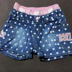 ベビードール　ショートパンツ　デニム　パンツ　120cm　BABYDOLLのサムネイル