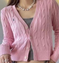 極美品】ポロラルフローレン 大人気ピマコットン ケーブル ショート