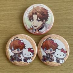 にじさんじ 3SKM 北見遊征 サンリオ 缶バッジ 等身 SD 3点セット