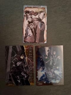 Attack Titan Set of 3 cards