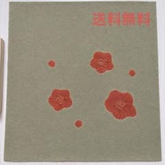 ふじみやび 宮井 正絹 風呂敷 約47cm 絹100％ 花柄 木箱入り